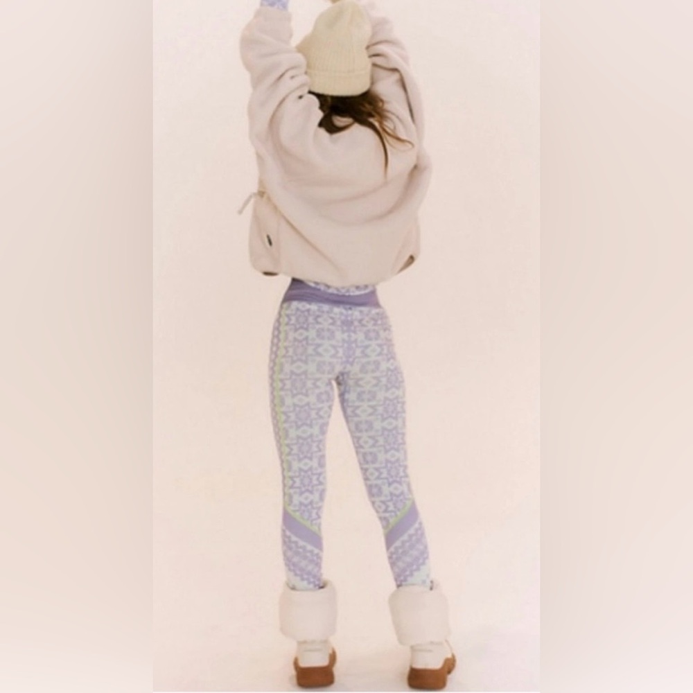 NWT Free People Movement Myoko Jacquard Base Legging - Picture 3 of 7